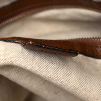 Gucci Pebbled Calfskin Medium Bree Shoulder Bag Nut Brown 12 of 32