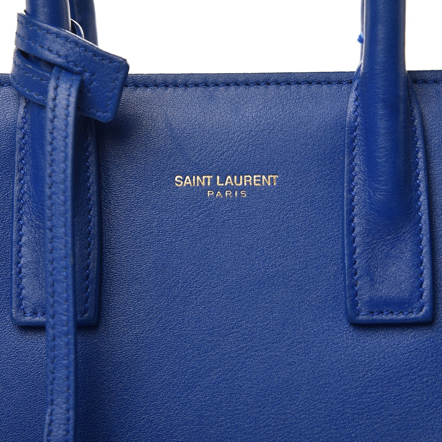 Saint Laurent Calfskin Nano Sac De Jour Royal Blue 8 of 12