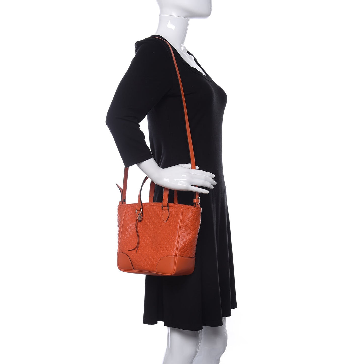 Microguccissima Small Bree Tote Sun Orange