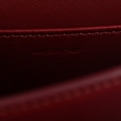 Celine Liege Calfskin Teen Classic Box Flap Bag Burgundy 9 of 13