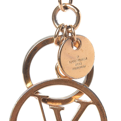 Louis Vuitton LV Circle Bag Charm Key Holder Gold 4 of 5