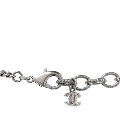 Chanel Pearl CC Star Long Necklace Silver 5 of 6