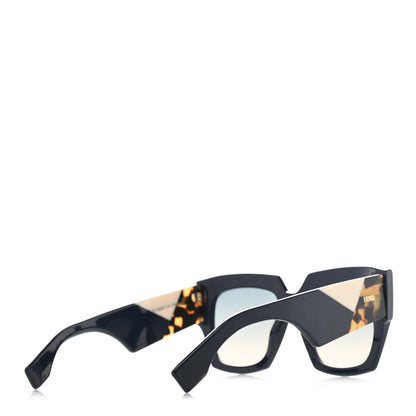 Fendi Facets Square Sunglasses FF 0263/S Blue 4 of 8