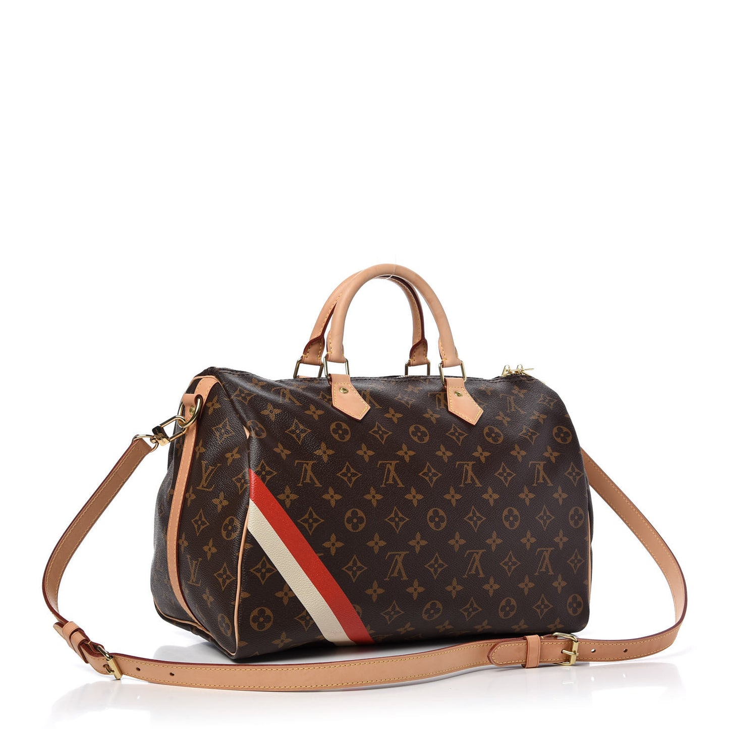 Monogram My LV Heritage Speedy Bandouliere 35 Ivoire Rouge