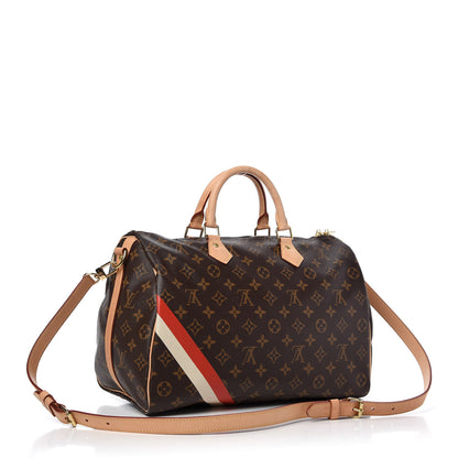 Louis Vuitton Monogram My LV Heritage Speedy Bandouliere 35 Ivoire Rouge 3 of 9