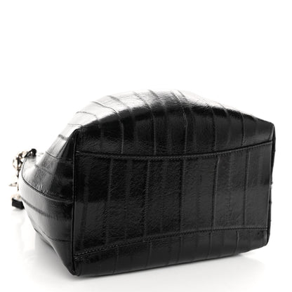 Jimmy Choo Eelskin Bon Bon Bag Bucket Bag Black 4 of 9