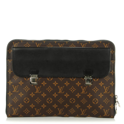 Louis Vuitton Monogram Macassar Porte Document 1 of 7
