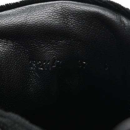 Hermes Velvet Womens Wing Sneakers 37 Black 8 of 8