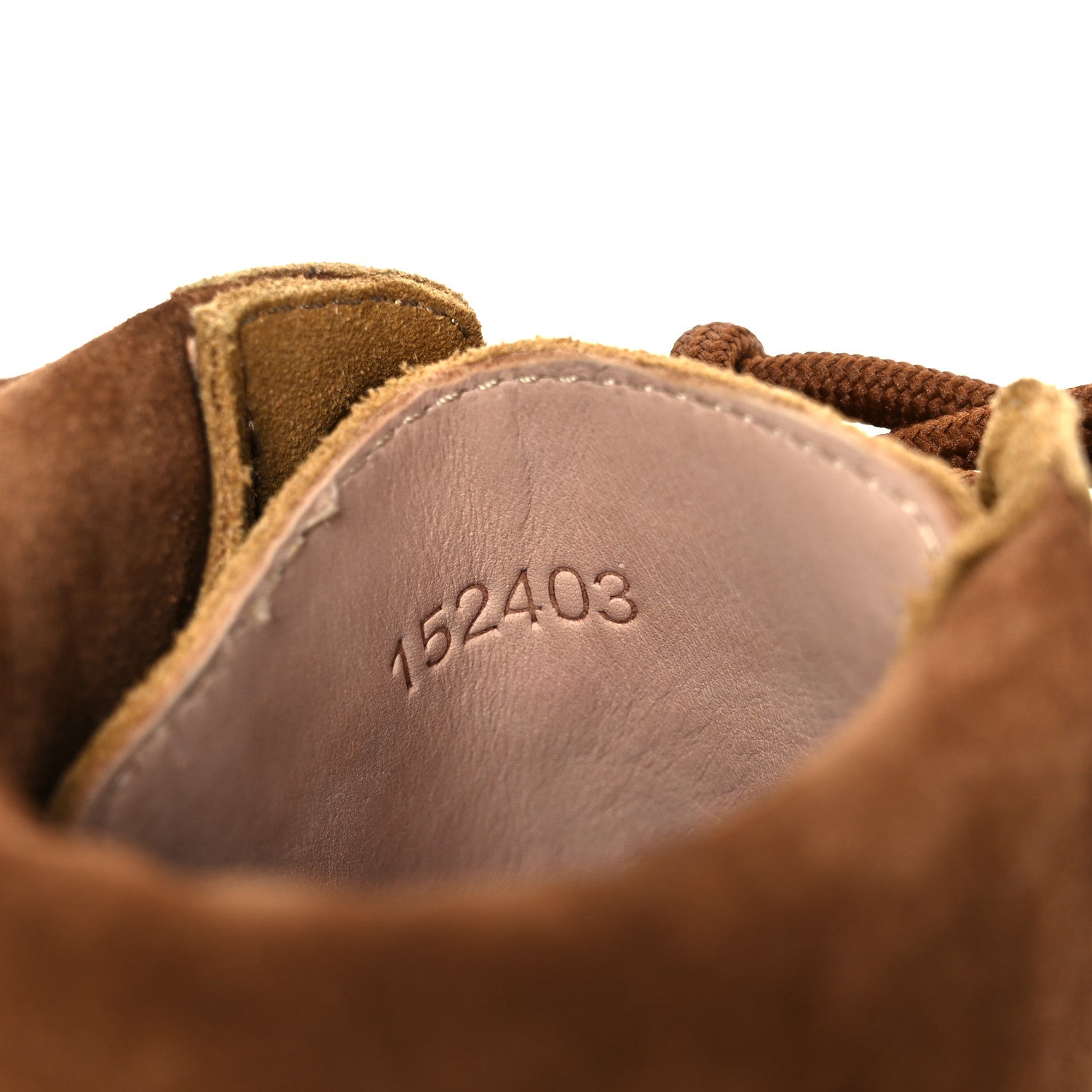 Loewe Suede Mens Sierra Combat Boots 41 Tobacco Brown 1805211