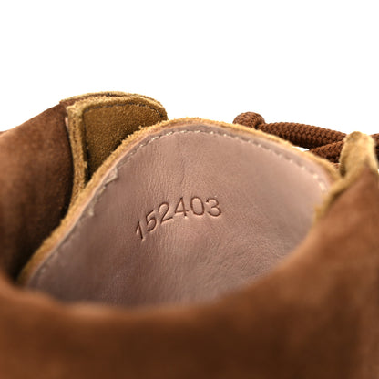Loewe Suede Mens Sierra Combat Boots 41 Tobacco Brown 8 of 11
