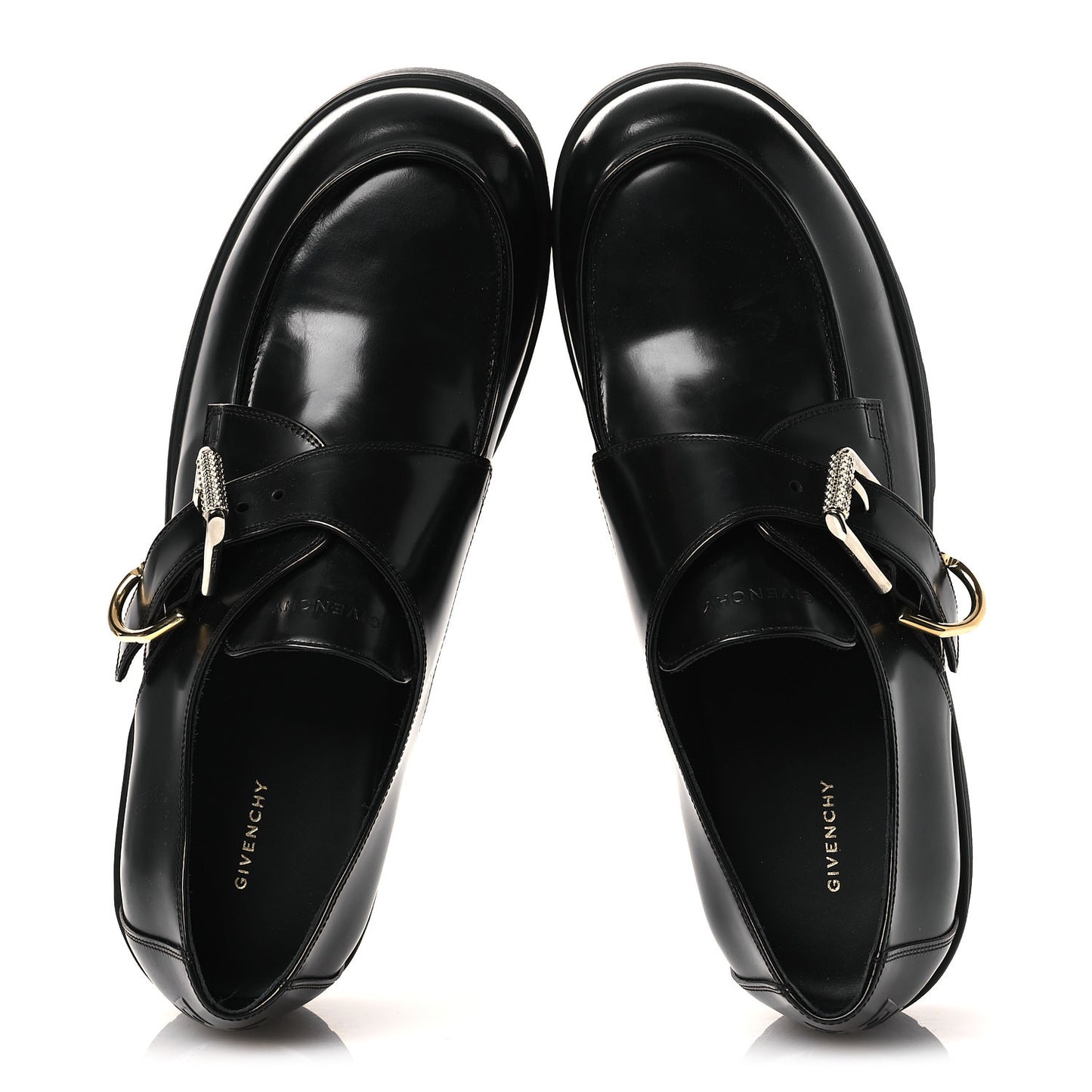 Calfskin Voyou Monk Loafers 39  Black
