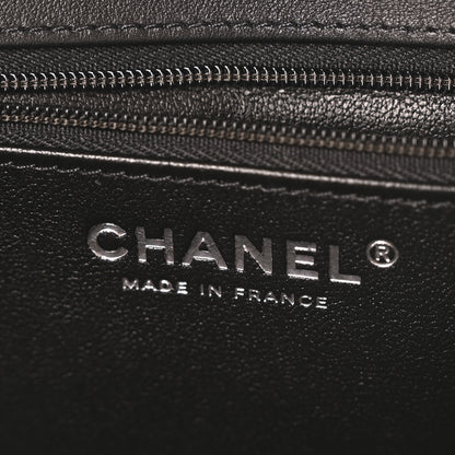 Chanel Lambskin Calfskin Mini Chocolate Bar Flap Bag White Black 6 of 10