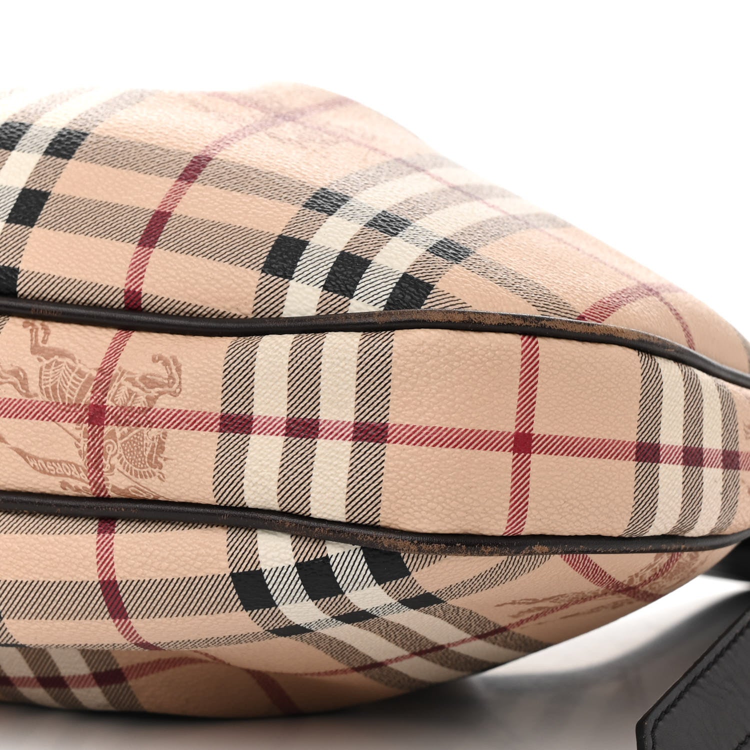 Burberry Haymarket Check Small Brooklyn Hobo Brown 11 of 20