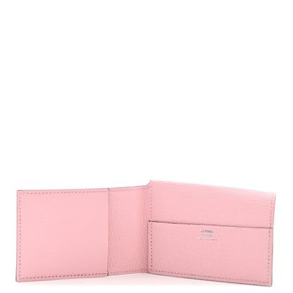 Hermes Chevre Mysore Guernesey Card Case Rose Sakura 5 of 8