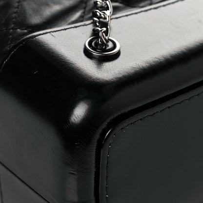 Chanel Aged Calfskin Quilted Gabrielle Backpack Black 11 of 18