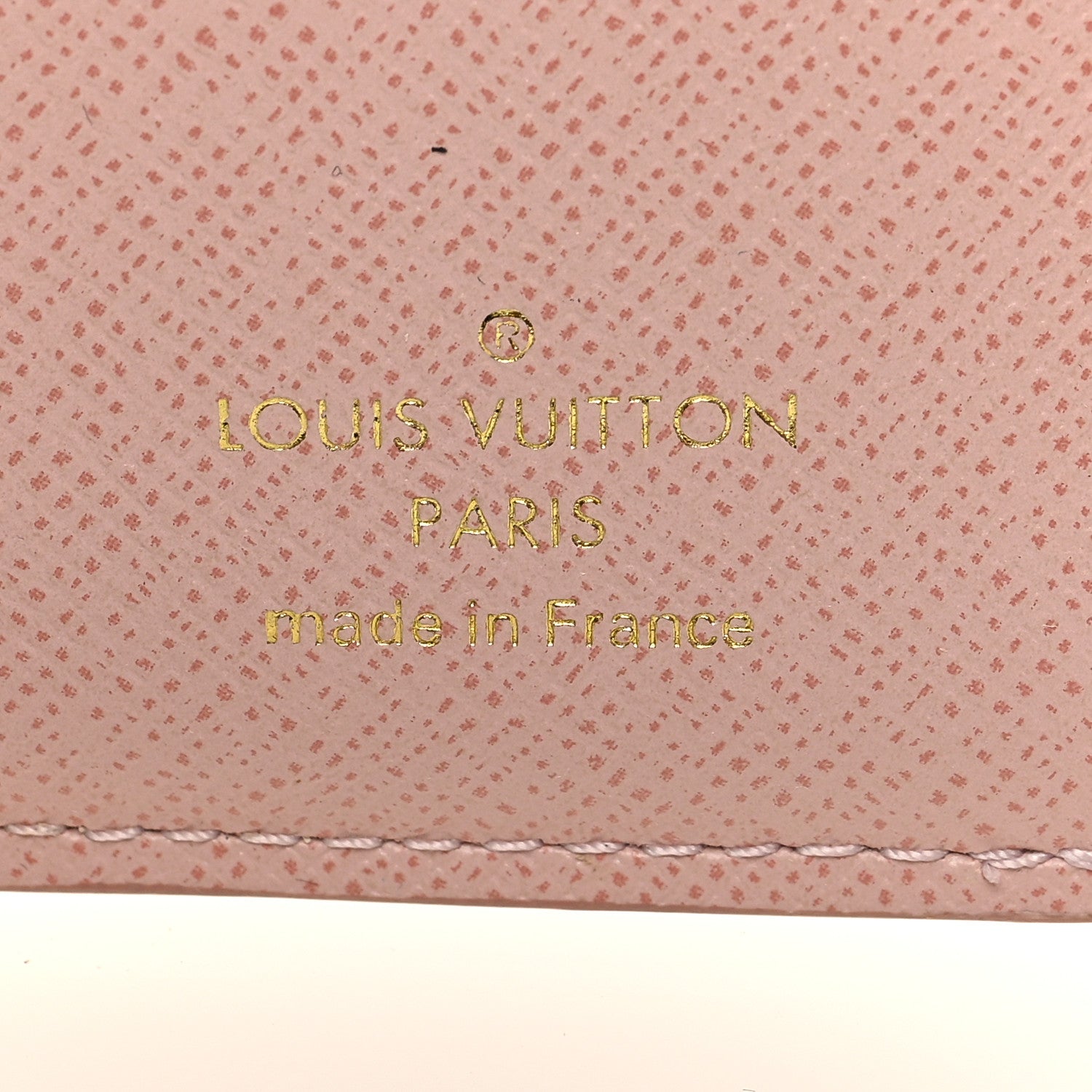 Louis Vuitton Damier Azur Zoe Wallet Rose Ballerine 6 of 7