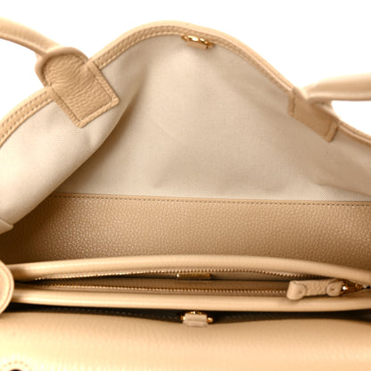 Chanel Grained Calfskin Stitched Urban Essentials Small Shopping Bag Beige 8 of 23