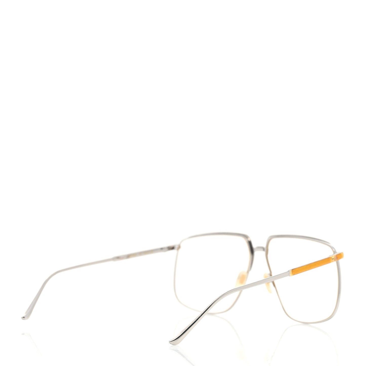 Metal Aviator Sunglasses GG0365S Silver Gold