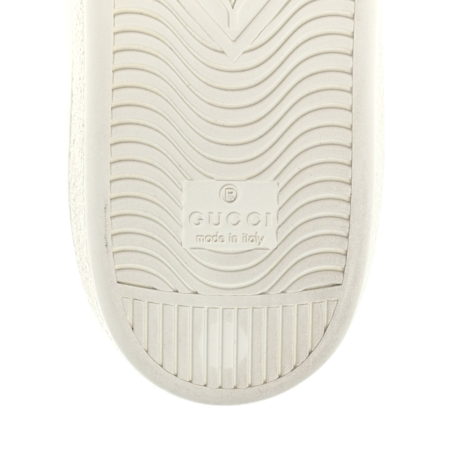 Calfskin Ayers Bee Embroidered Womens Ace Sneakers 41 White Green