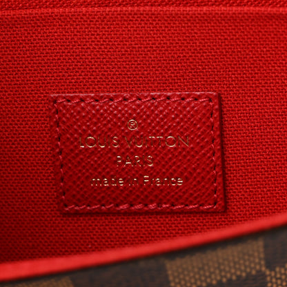 Louis Vuitton Damier Ebene Pochette Felicie Chain Wallet 7 of 15