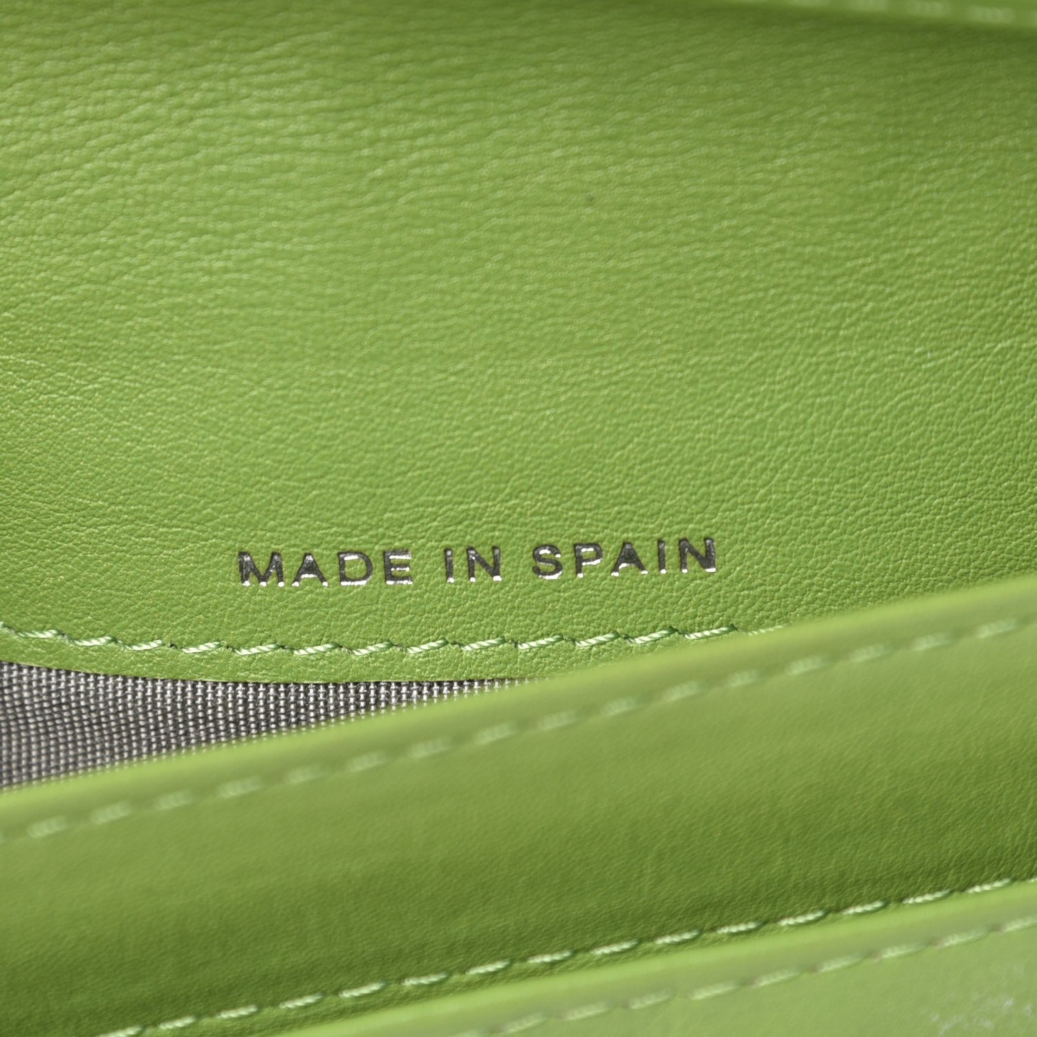 Chanel Patent Quilted Brilliant Yen Wallet Green 12 of 14