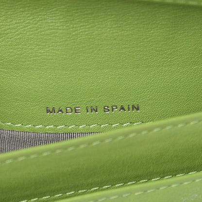 Chanel Patent Quilted Brilliant Yen Wallet Green 12 of 14