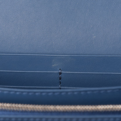 Gucci Suede Mini Dionysus Chain Wallet Blue 11 of 13