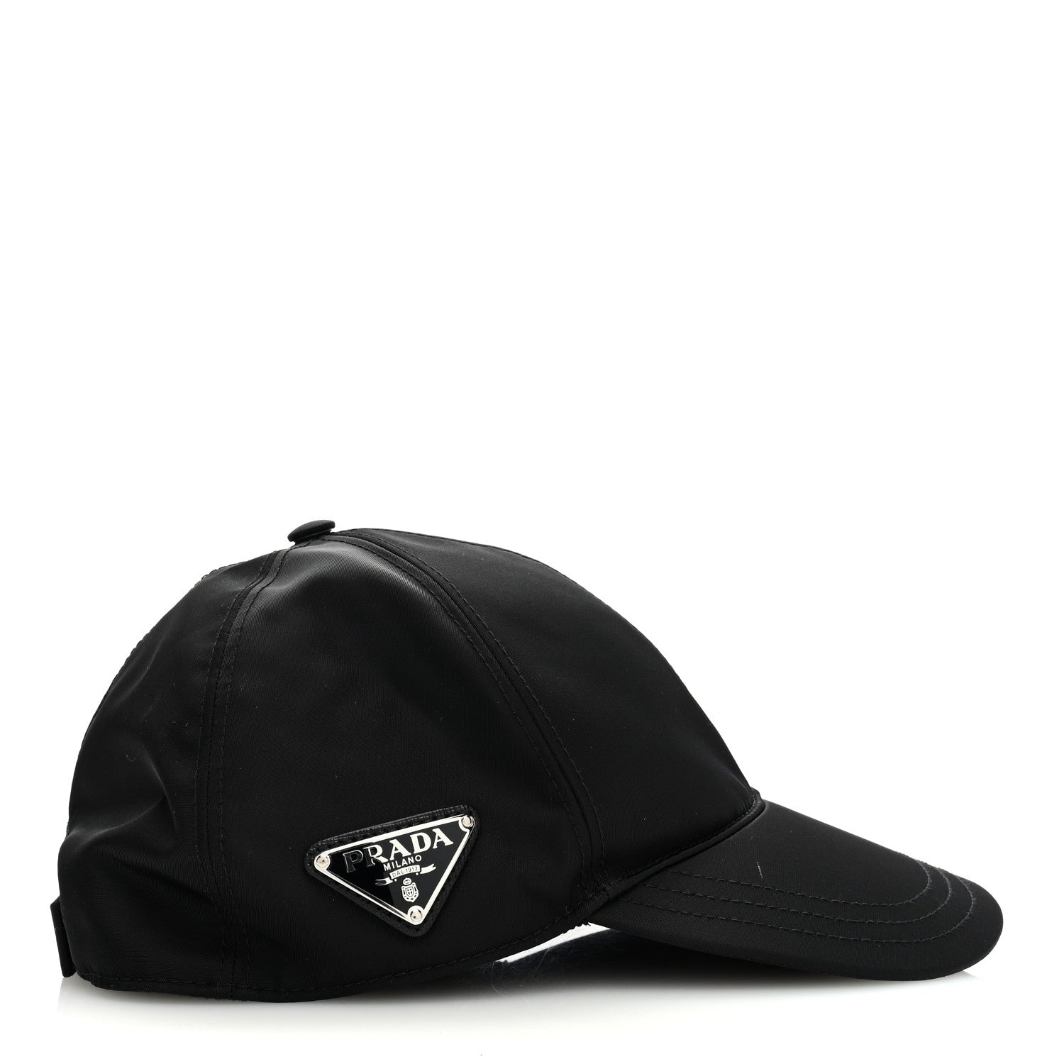 Prada Tessuto Nylon Logo Baseball Cap M Black 5 of 7