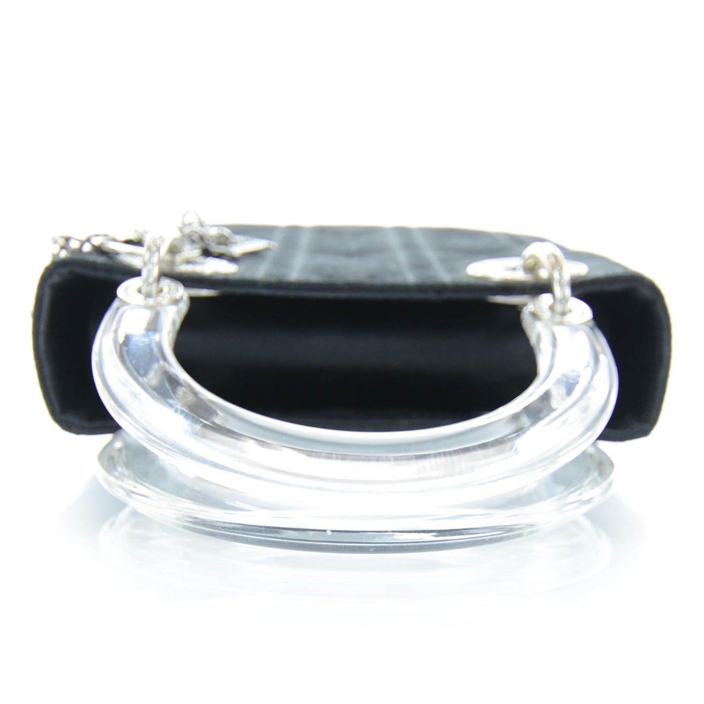 Satin Swarovski Crystal Cannage Mini Lady Dior Black