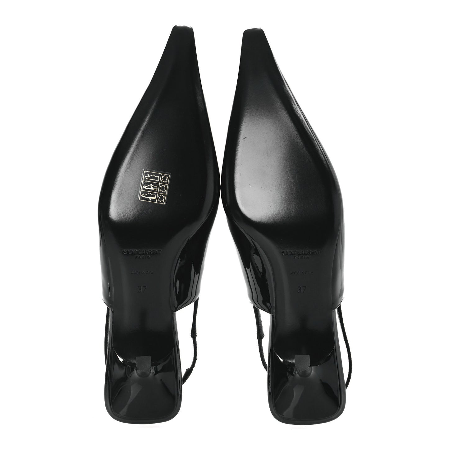 Patent Carine 55 Slingback Pumps 37 Black