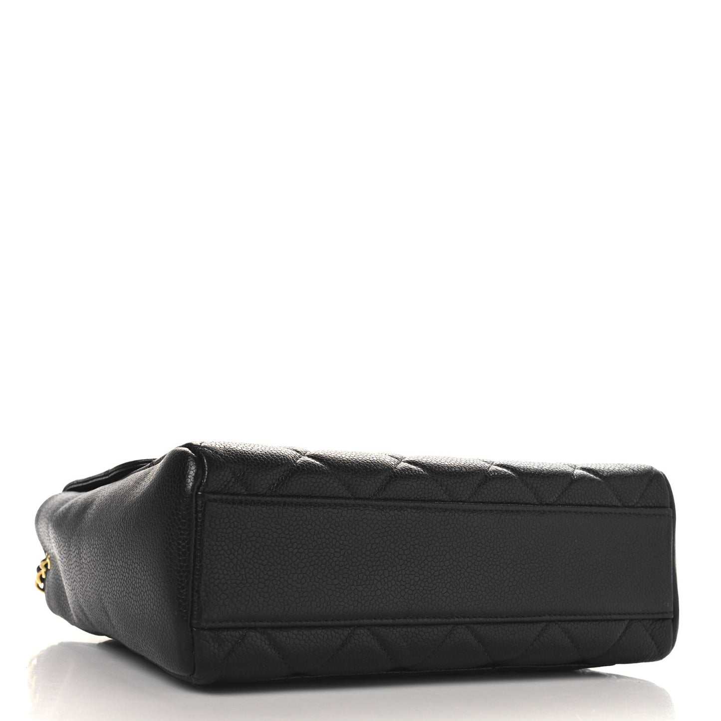 Caviar Quilted Medium Single Flap Black
