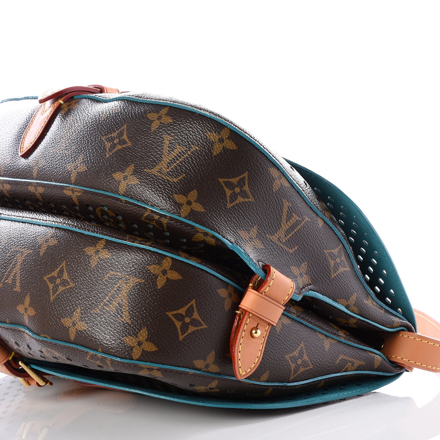 Louis Vuitton Monogram SC Flore Saumur Teal 6 of 11