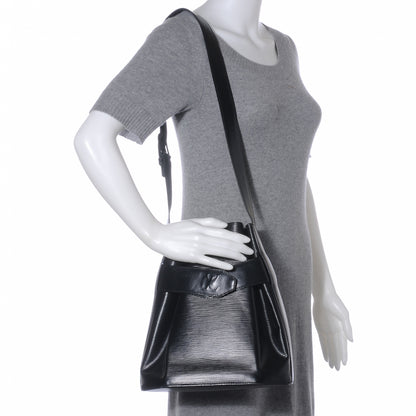 Louis Vuitton Epi Sac D'Epaule Black 2 of 7