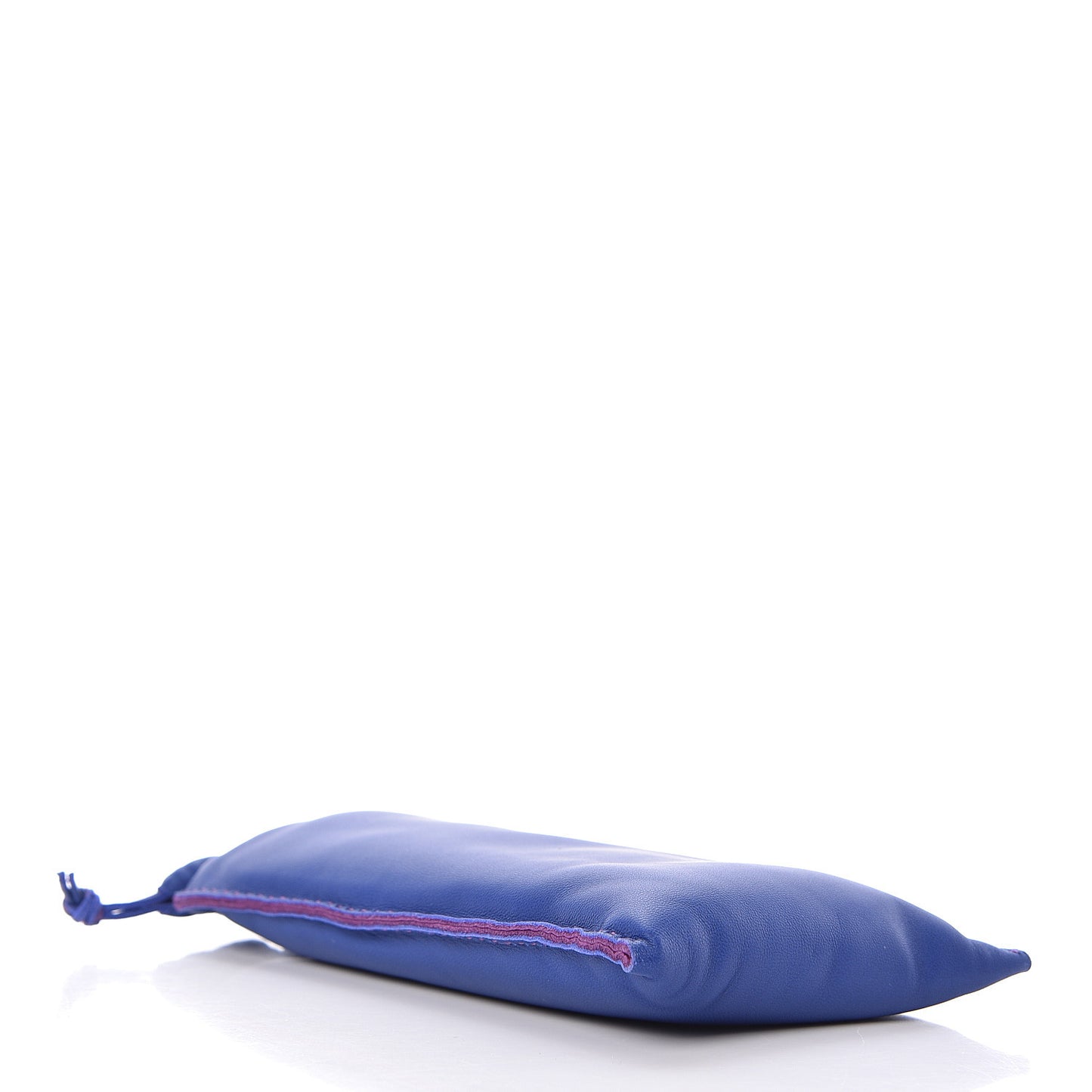 Lambskin Pilo Pouch Bleu Electrique Anemone
