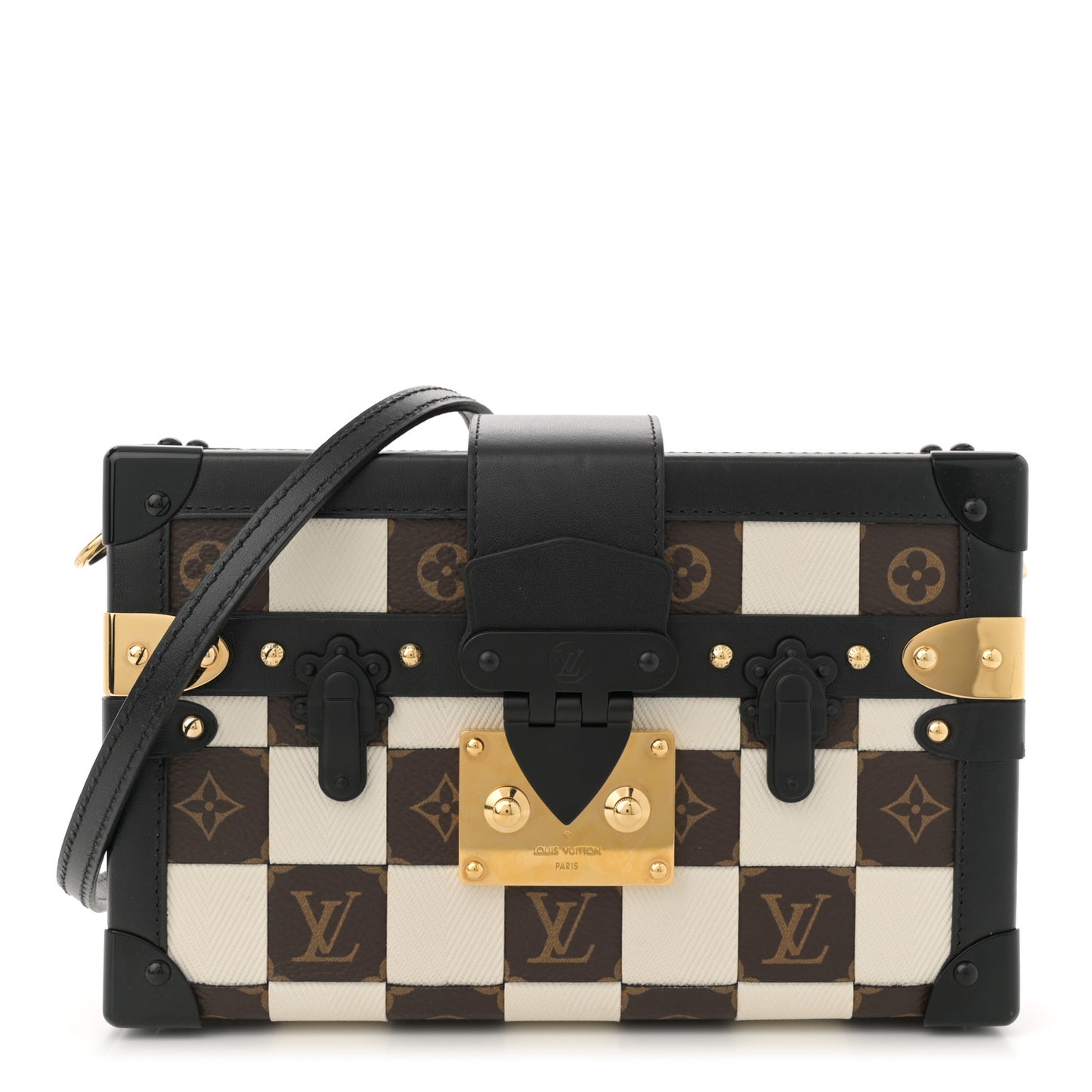 Monogram Tressage Petite Malle Creme