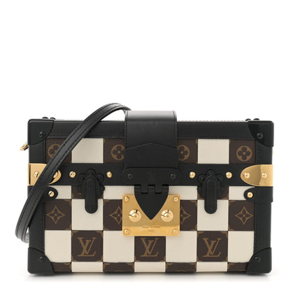 Louis Vuitton Monogram Tressage Petite Malle Creme 1 of 12