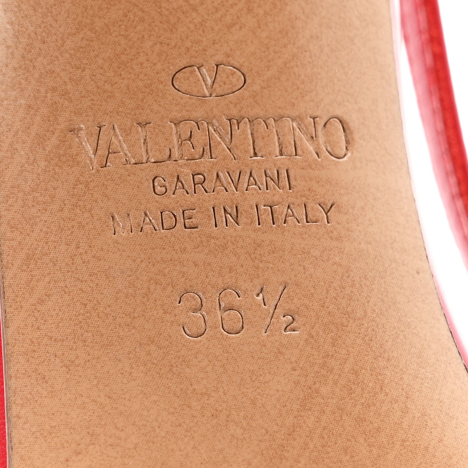 Valentino Garavani Calfskin Tonal Signature Vlogo Slingback 80mm Pumps 36.5 Rouge Pur 6 of 10