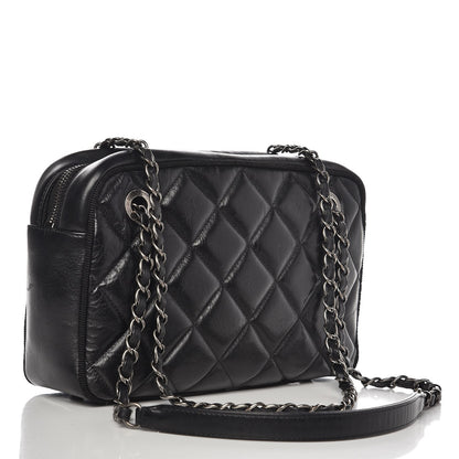 Chanel Calfskin Quilted Small Ballerine Camera Case Black 3 of 8