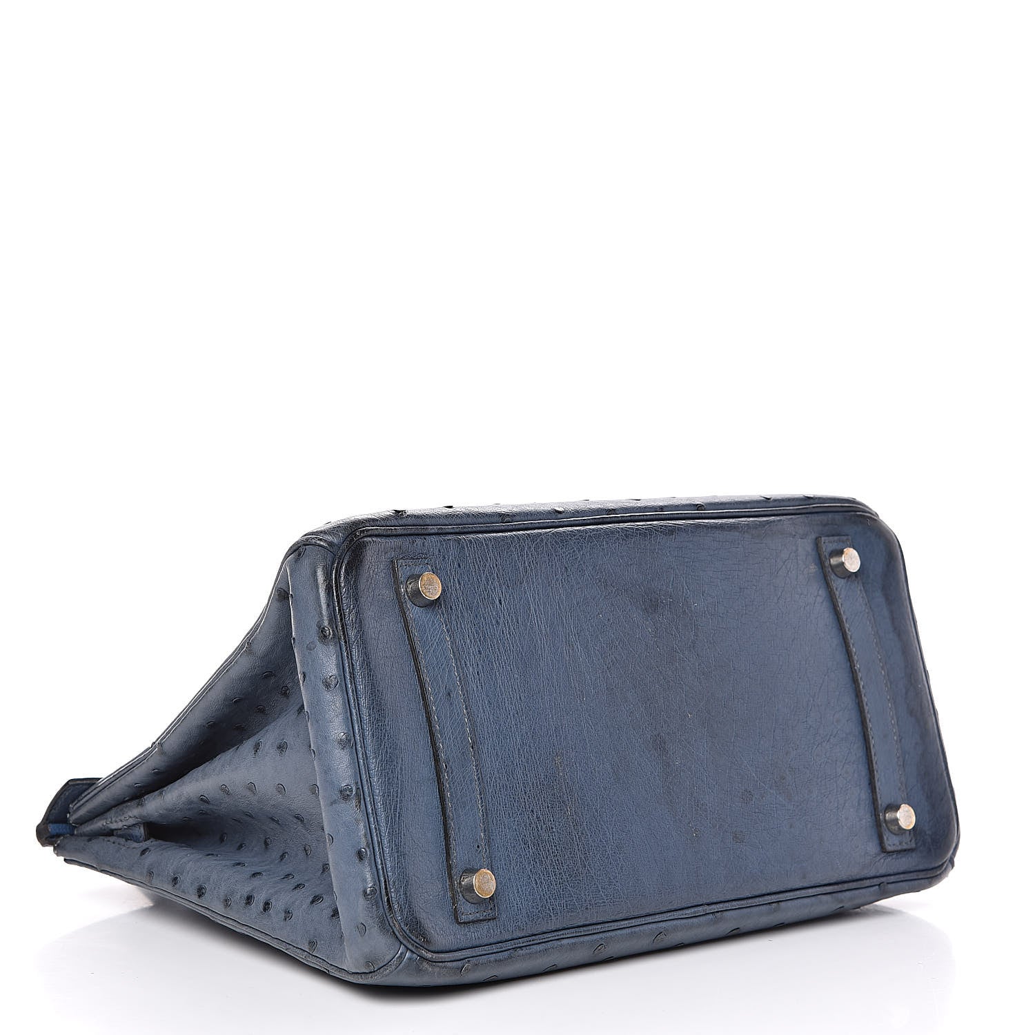 Hermes Ostrich Birkin 30 Bleu Roi 5 of 30
