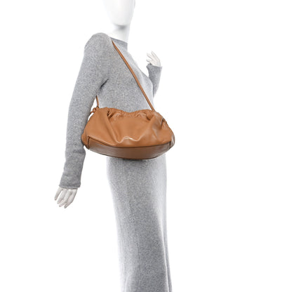 Mansur Gavriel Lambskin Twist Cloud Chain Clutch Caramel 2 of 10