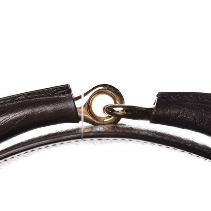 Gucci Monogram Large Horsebit Chain Hobo Dark Brown 10 of 10