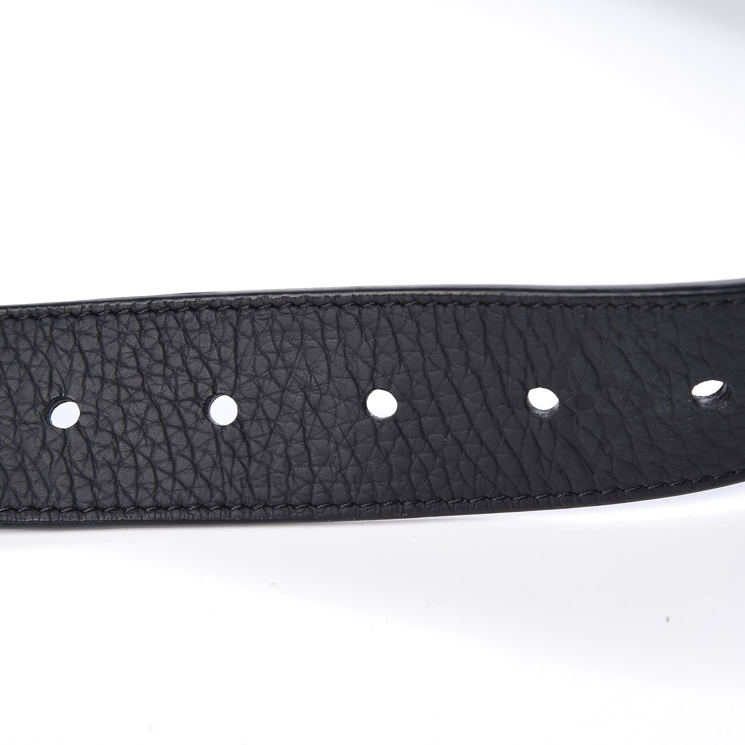 Louis Vuitton Taurillon Monogram Signature 35 MM Chain Belt 80 32 Black 11 of 14