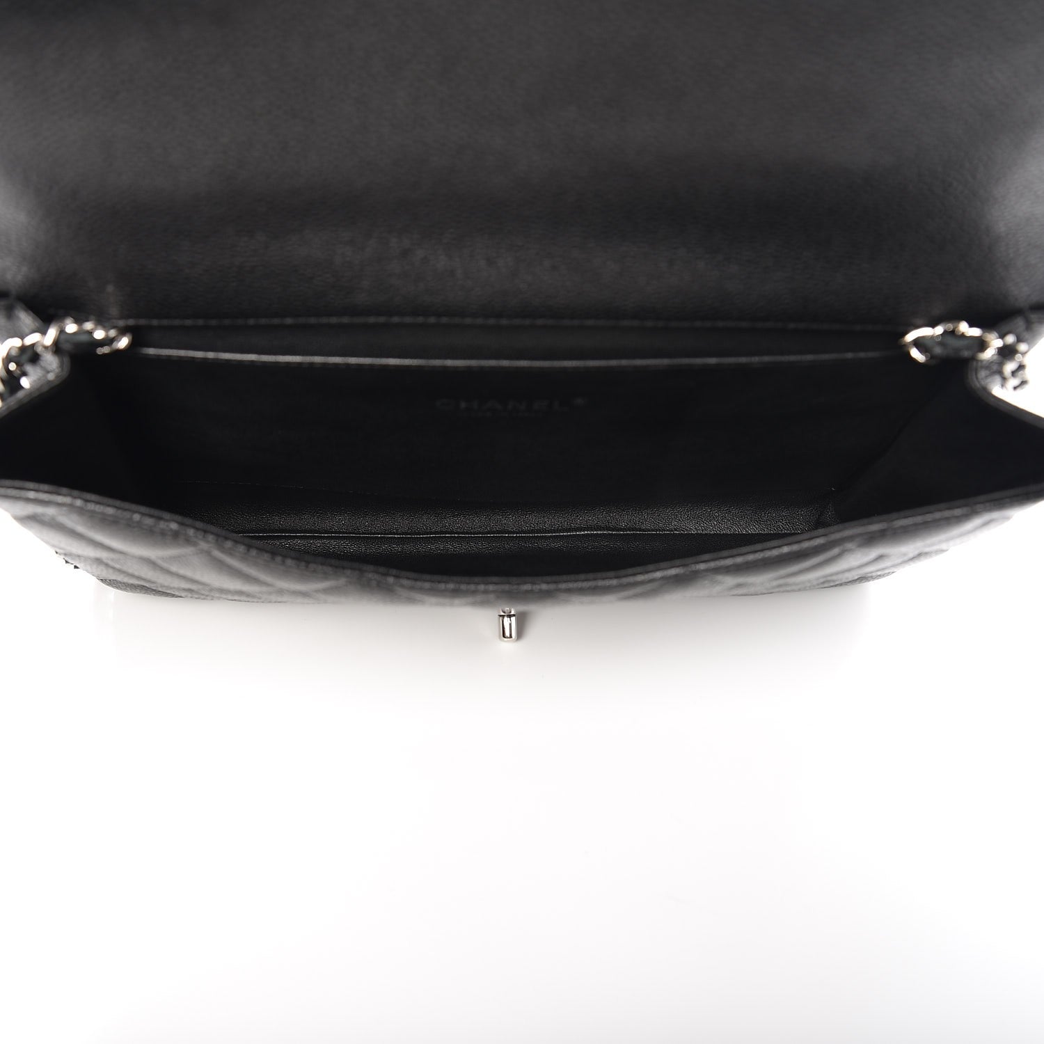 Chanel Caviar Quilted Clutch With Chain Flap Black 5 of 7