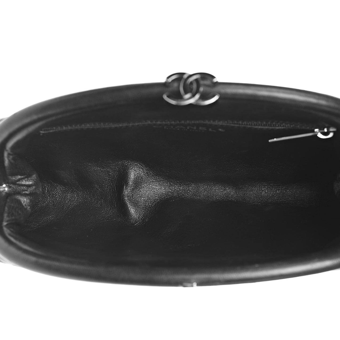 Lambskin Quilted Timeless Clutch Black