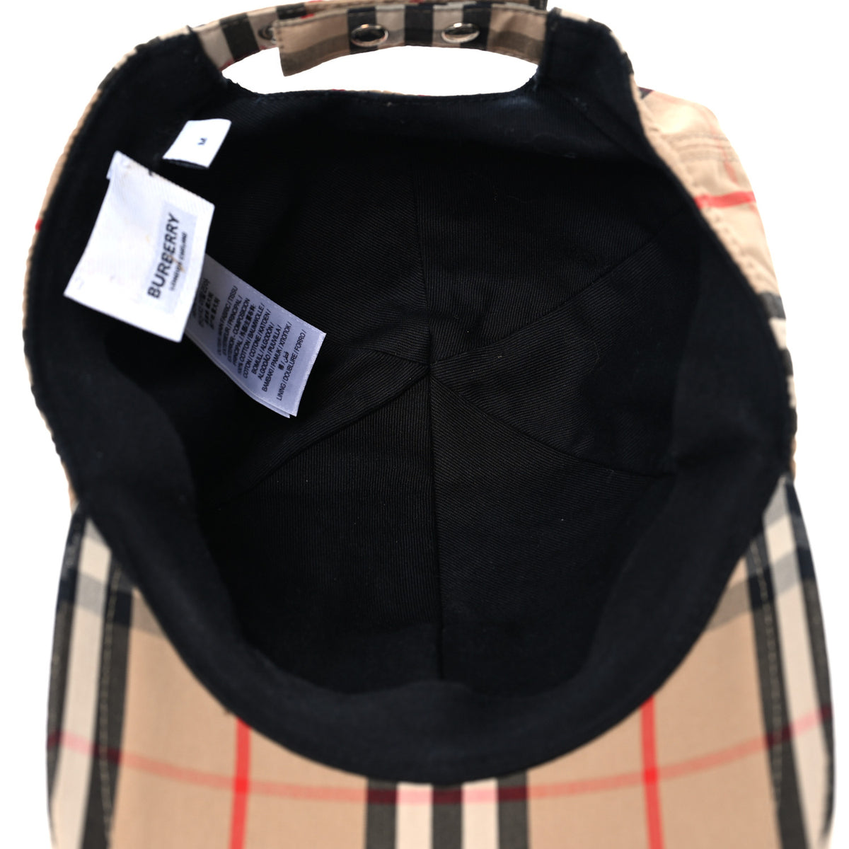 Burberry Technical Cotton TB Baseball Cap M Archive Beige  display picture 2