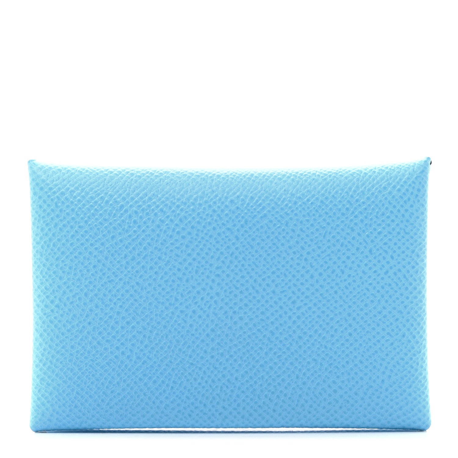 Hermes Epsom Calvi Card Case Celeste 1 of 6