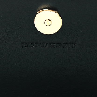 Burberry Grainy Calfskin House Check Henley Wallet On Chain Black 5 of 8