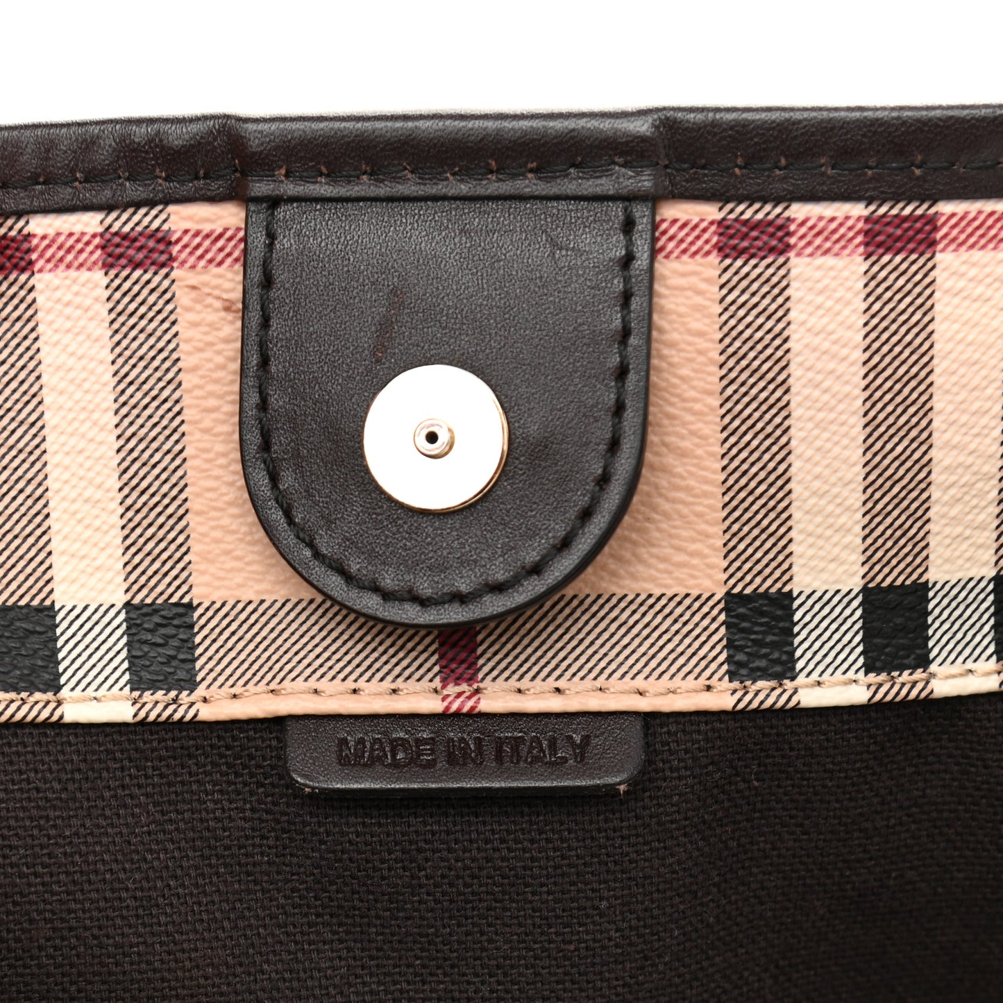 Haymarket Check Small Canterbury Tote Chocolate