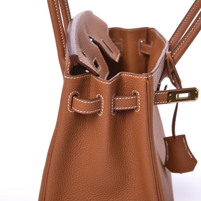Hermes Togo Birkin 25 Gold 19 of 33
