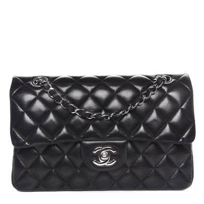 Chanel Lambskin Quilted Small Double Flap Black 1 of 11